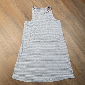 Vineyard Vines Blue & White Striped Racerback Dress, XS